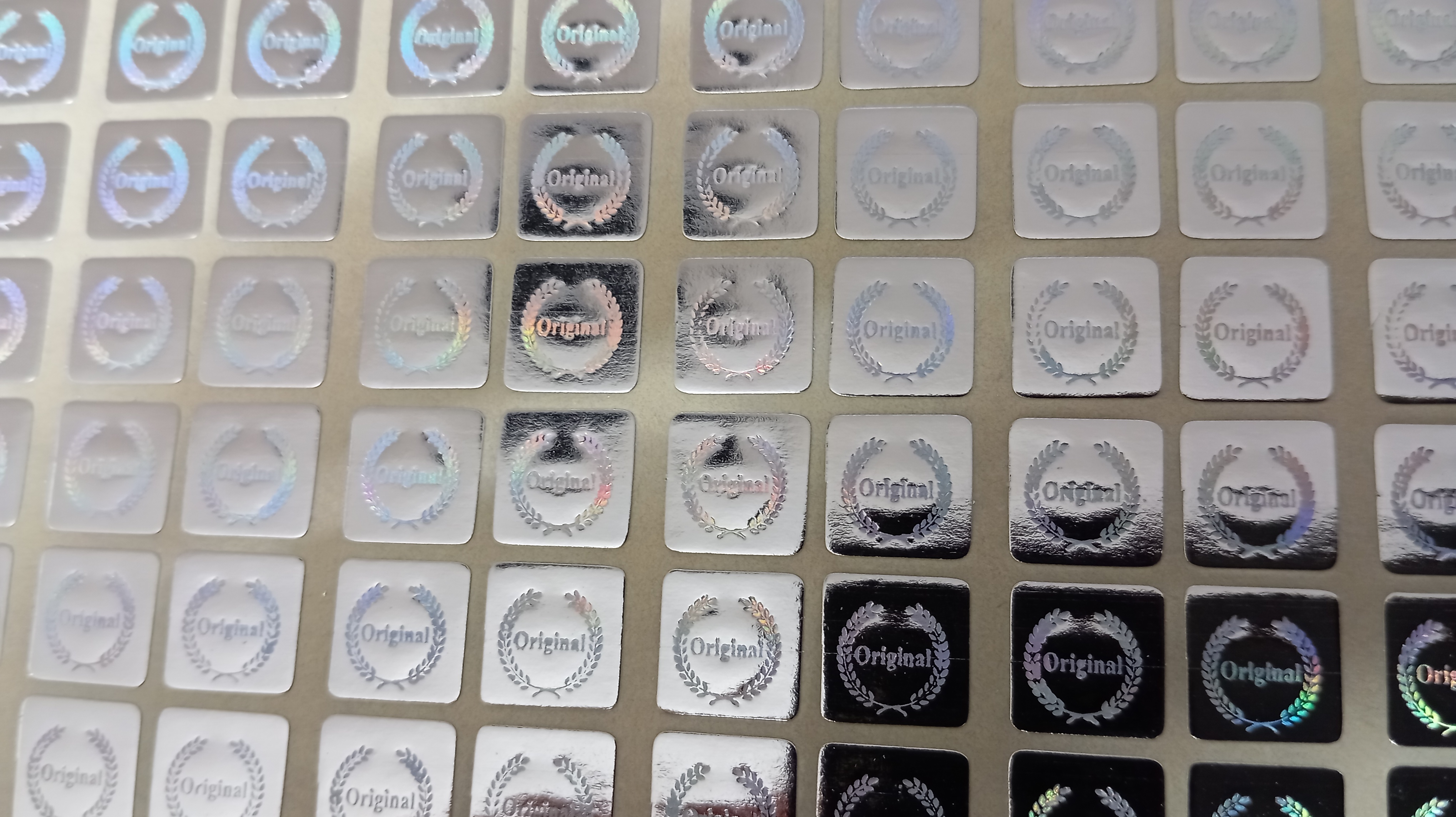 هولوگرام کاغذی اورجینال