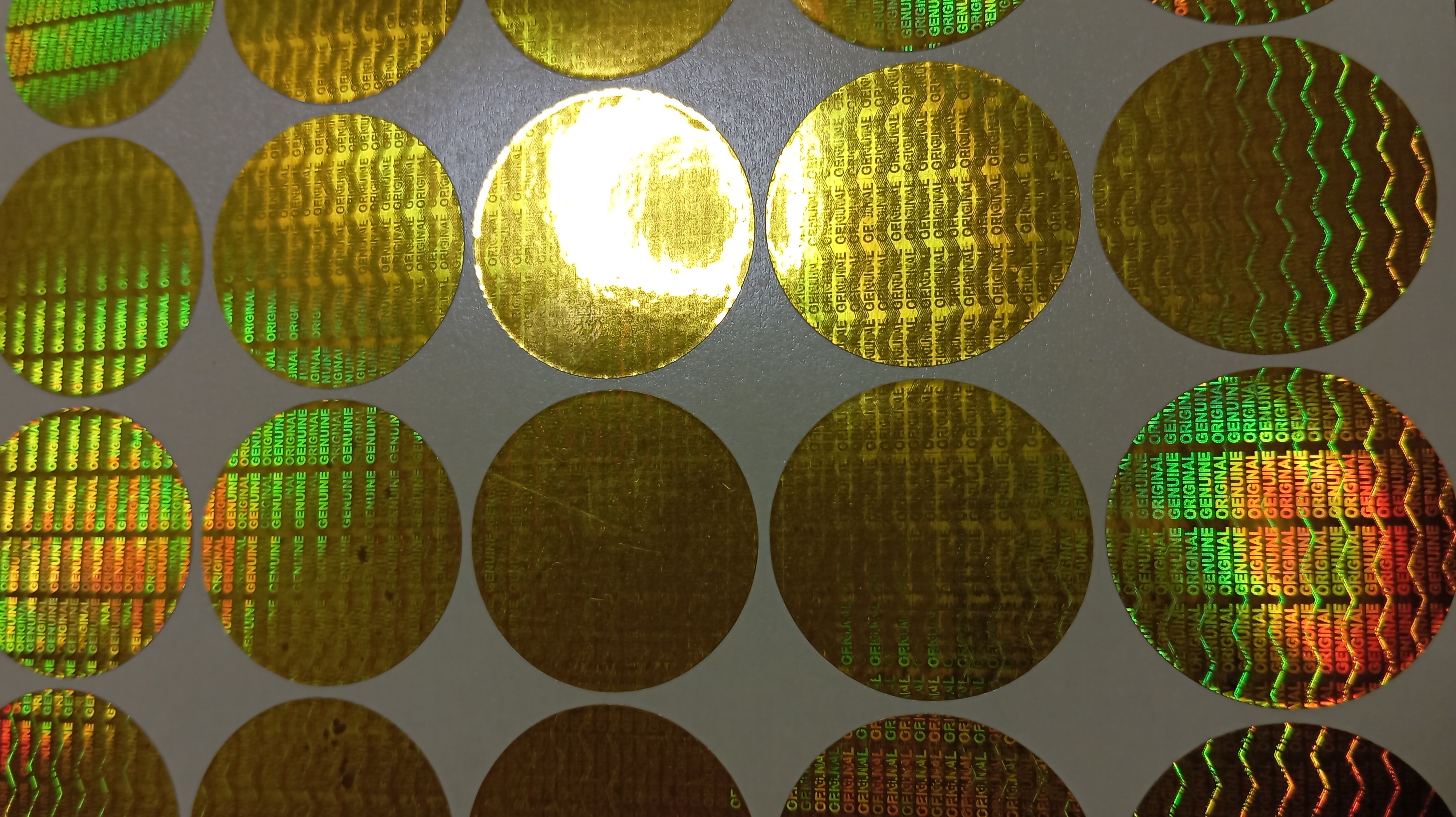 هولوگرام اورجینال جینیوس لایه شونده